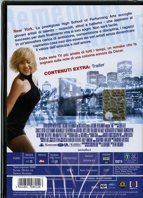 Fame. Saranno famosi di Kevin Tancharoen - DVD - 2