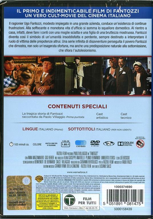 Fantozzi di Luciano Salce - DVD - 2