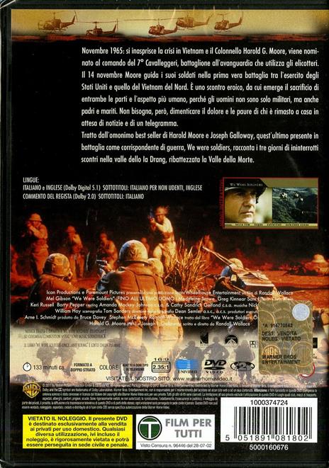 We Were Soldiers di Randall Wallace - DVD - 2