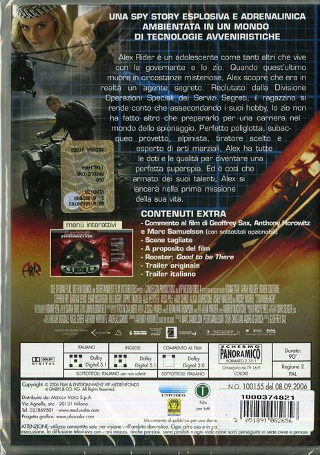 Alex Rider. Stormbreaker di Geoffrey Sax - DVD - 2