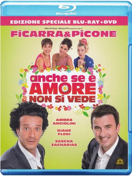 Anche se è amore non si vede (DVD + Blu-ray) di Salvo Ficarra,Valentino Picone - DVD + Blu-ray