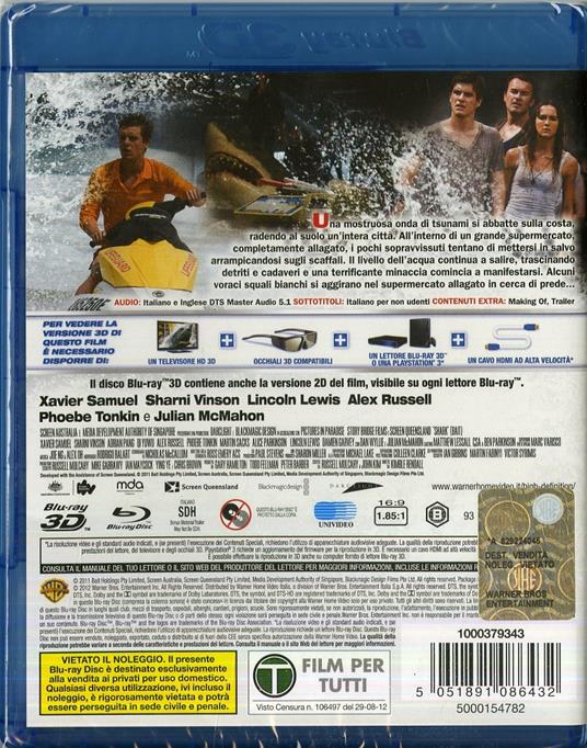Shark 3D<span>.</span> versione 3D di Kimble Rendall - Blu-ray - 2