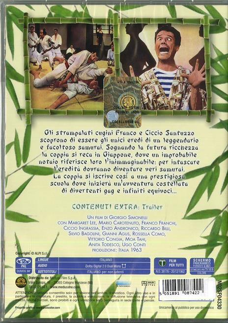 Due samurai per cento geishe di Giorgio C. Simonelli - DVD - 2