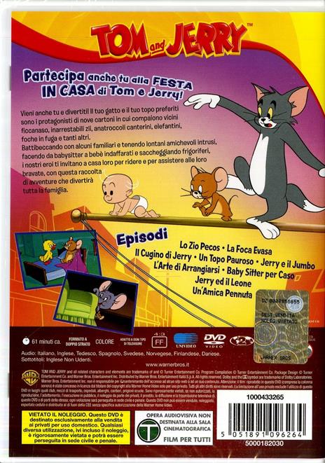 Tom & Jerry. Guai in casa - DVD - 2