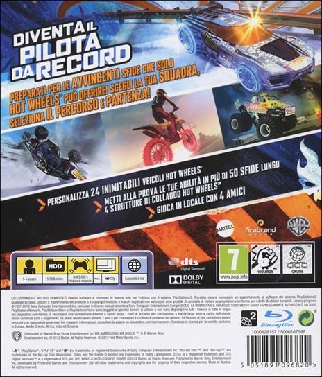 Warner Bros Hot Wheels:World's Best Driver (Ps3) videogioco PlayStation 3 Basic ITA - 5