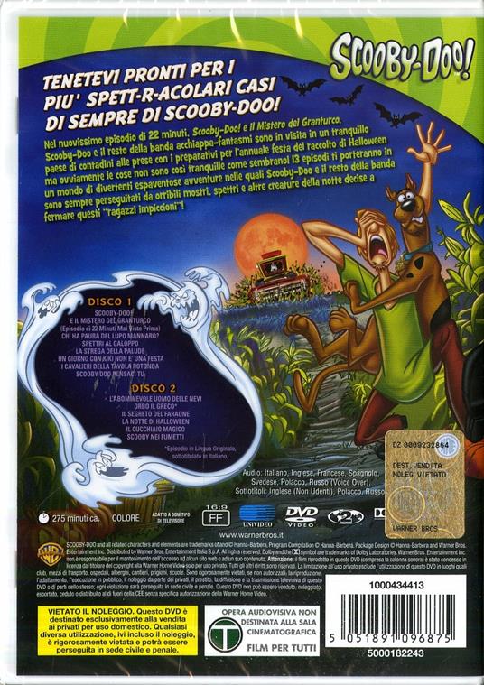 Scooby-Doo. 13 casi da brivido: non pensare, scappa! (2 DVD) - DVD - 2