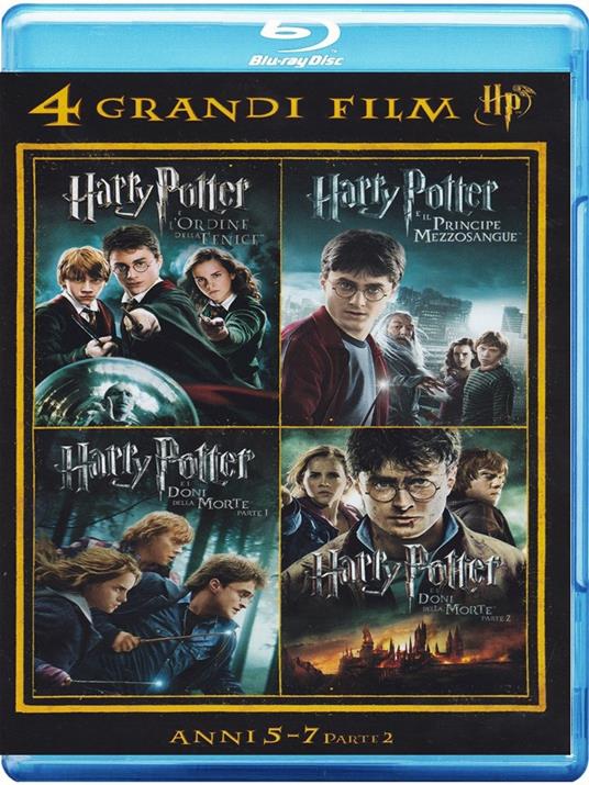 Harry Potter. 4 grandi film. Vol. 2 (4 Blu-ray) di David Yates