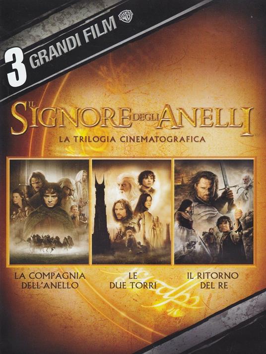Signore degli anelli. Trilogia (3 DVD) - DVD - Film di Peter Jackson  Fantasy e fantascienza