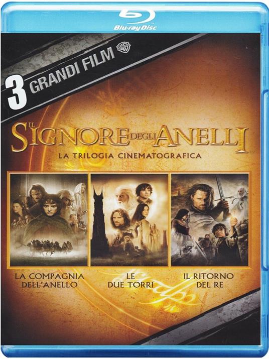 Il Signore degli anelli. La trilogia (3 Blu-ray) di Peter Jackson