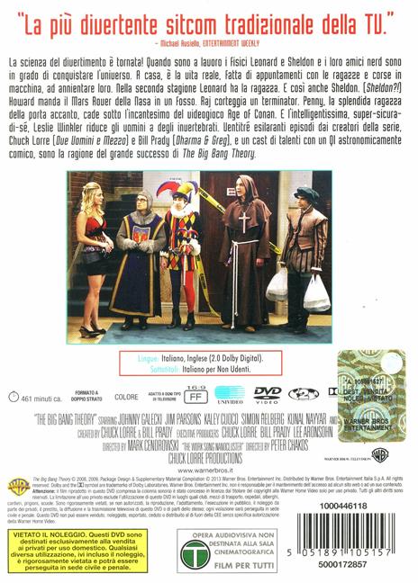 The Big Bang Theory. Stagione 2 (4 DVD) di Mark Cendrowski,Joel Murray - DVD - 2