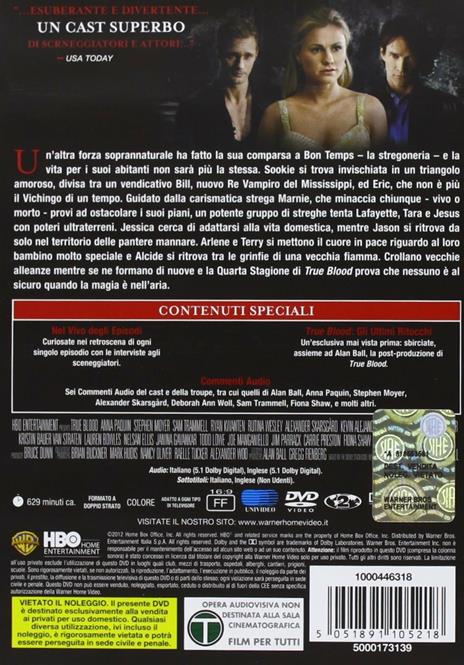 True Blood. Stagione 4 (5 DVD) di Michael Lehmann,Scott Winant,David Petrarca - DVD - 2