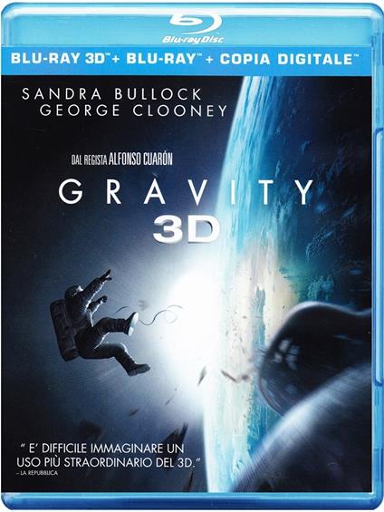 Gravity 3D (Blu-ray + Blu-ray 3D) di Alfonso Cuaron