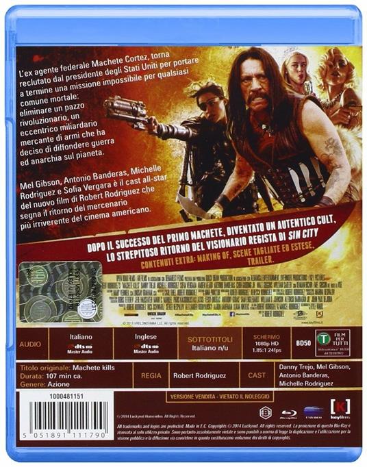 Machete Kills di Robert Rodriguez - Blu-ray - 2