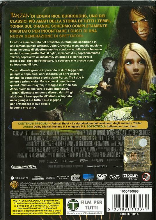 Tarzan di Reinhard Klooss - DVD - 2