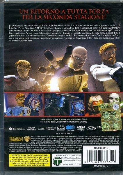Star Wars. The Clone Wars. Stagione 2 (4 DVD) di Dave Filoni,Steward Lee,Giancarlo Volpe - DVD - 2