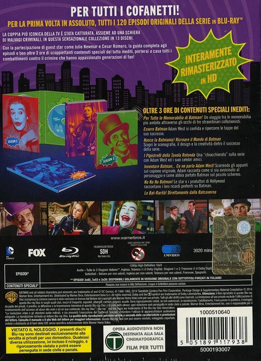 Batman. La serie TV completa (13 Blu-ray) di Oscar Rudolph,James B. Clark,George Waggner - Blu-ray - 2