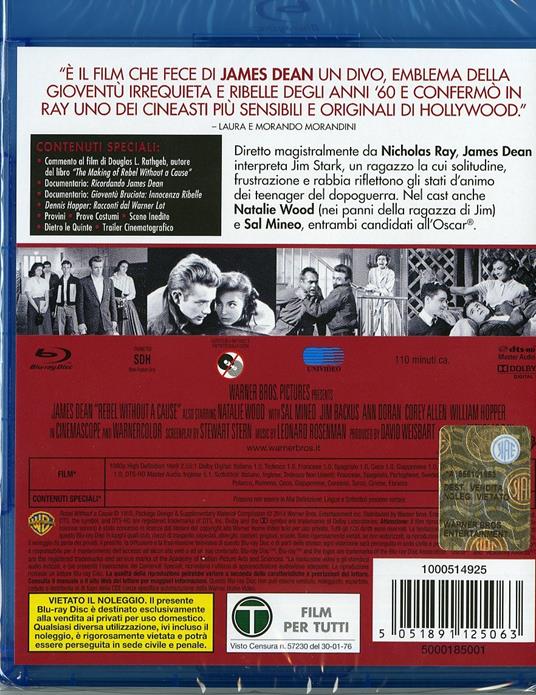 Gioventù bruciata di Nicholas Ray - Blu-ray - 2