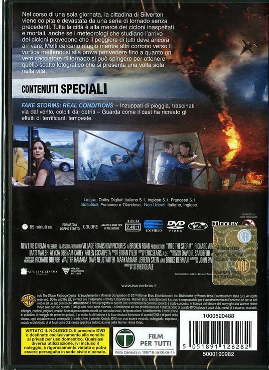 Into the Storm di Steven Quale - DVD - 2