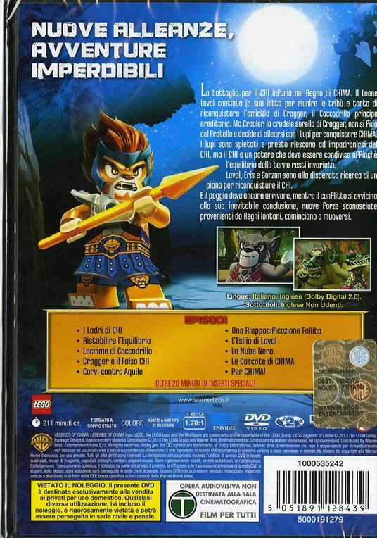 Lego. Legends of Chima. Stagione 1. Vol. 2 di Peder Pedersen,André Bergs,Lee Stringer - DVD - 2