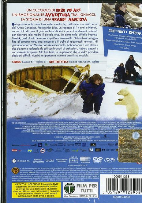 Il mio amico Nanuk di Roger Spottiswoode,Brando Quilici - DVD - 2