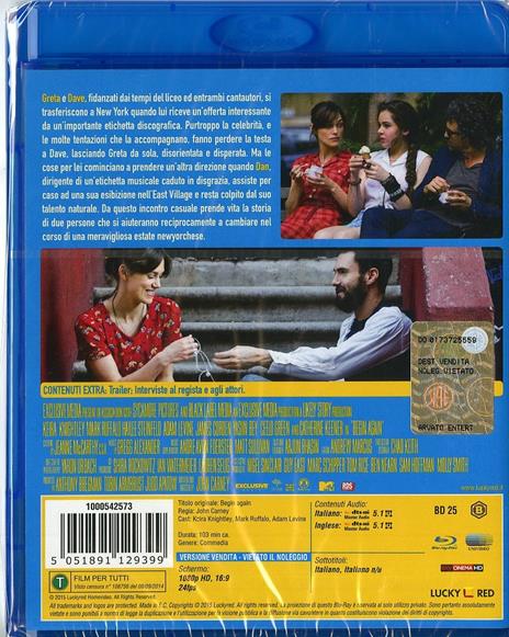 Tutto può cambiare di John Carney - Blu-ray - 2