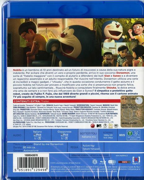 Doraemon. Il film di Takashi Yamazaki,Ryûichi Yagi - Blu-ray - 2