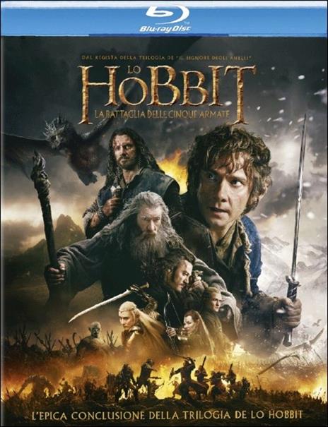 Lo Hobbit. La battaglia delle cinque armate (2 Blu-ray) di Peter Jackson - Blu-ray