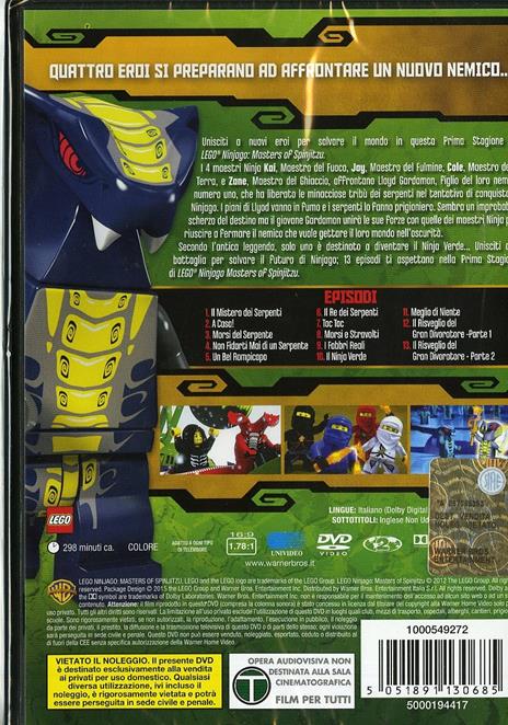 Lego Ninjago. Stagione 1 (2 DVD) - DVD - 2