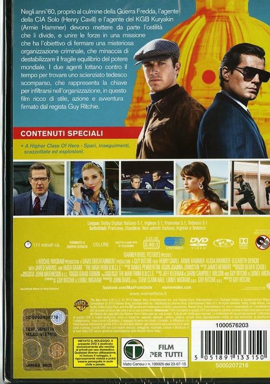 Operazione U.N.C.L.E. di Guy Ritchie - DVD - 2