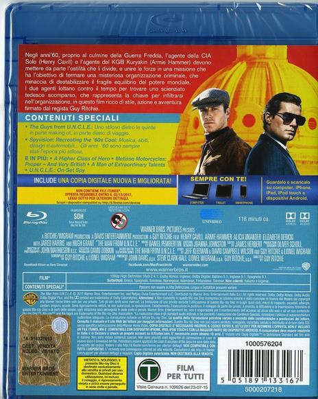 Operazione U.N.C.L.E. di Guy Ritchie - Blu-ray - 2