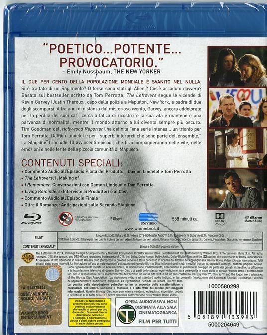 The Leftovers. Svaniti nel nulla. Stagione 1. Serie TV ita (2 Blu-ray) di Mimi Leder,Peter Berg,Carl Franklin - Blu-ray - 2