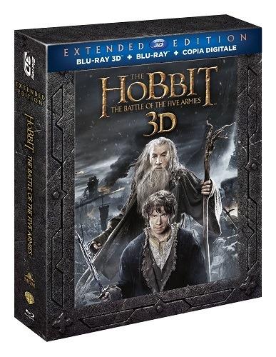 Lo Hobbit. La battaglia delle cinque armate 3D. Extended Edition (3 Blu-ray + 2 Blu-ray 3D) di Peter Jackson - 2