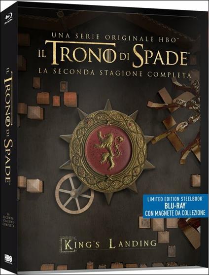 Il trono di spade. Game of Thrones. Stagione 2. Con Steelbook. Serie TV ita (5 Blu-ray)<span>.</span> Limited Edition di Alan Taylor,Alik Sakharov,David Petrarca,David Nutter - Blu-ray