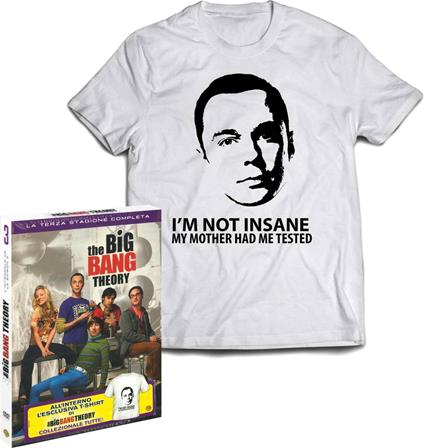 The Big Bang Theory. Stagione 3. Serie TV ita. Con T-Shirt (DVD) - DVD