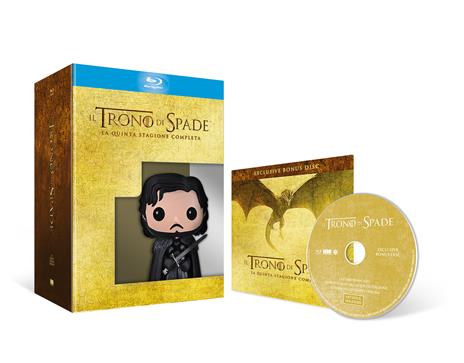 Il Trono di Spade. Stagione 5. Serie TV ita. Con Funko Jon Snow (4 Blu-ray) di Alex Graves,Daniel Minahan,Alik Sakharov - Blu-ray - 2