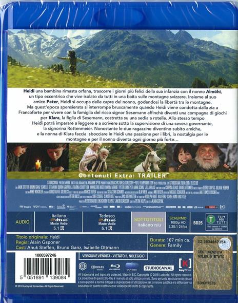 Heidi (Blu-ray) - film di Alain Gsponer - Blu-ray - 6