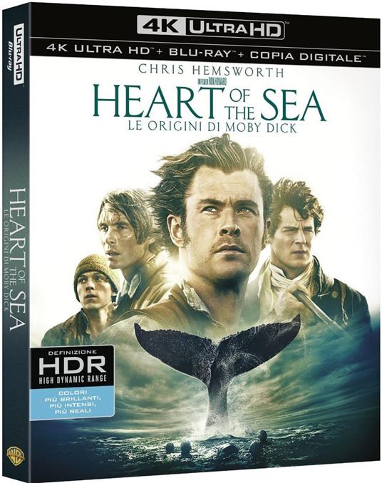 Heart of the Sea. Le origini di Moby Dick (Blu-ray + Blu-ray 4K Ultra HD) di Ron Howard