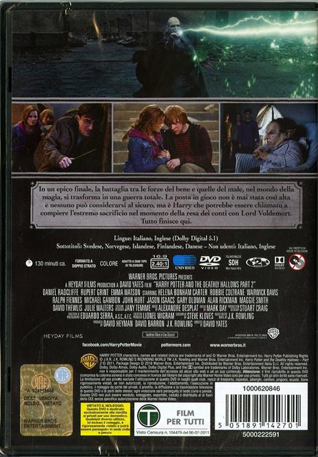 Harry Potter e i doni della morte. Parte 2<span>.</span> Edizione Speciale di David Yates - DVD - 3