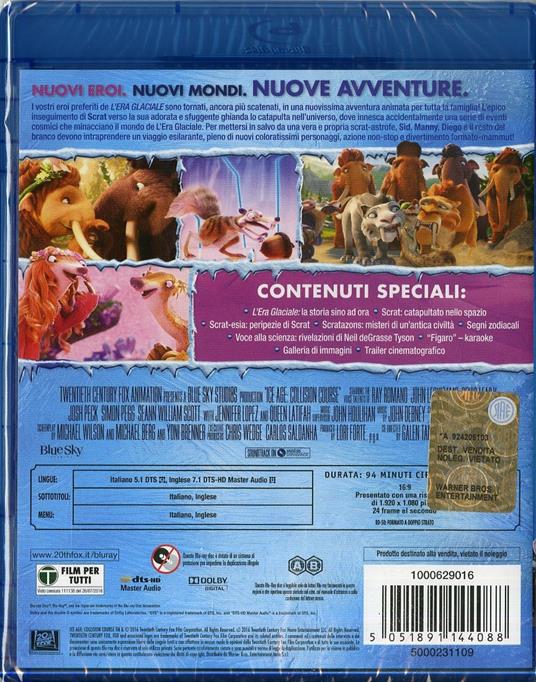 era glaciale 5. In rotta di collisione (Blu-ray) di Mike Thurmeier,Galen Tan Chu - Blu-ray - 8