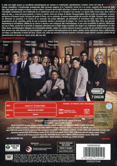 In Treatment. Stagione 2. Serie TV ita (7 DVD) di Saverio Costanzo - DVD - 2