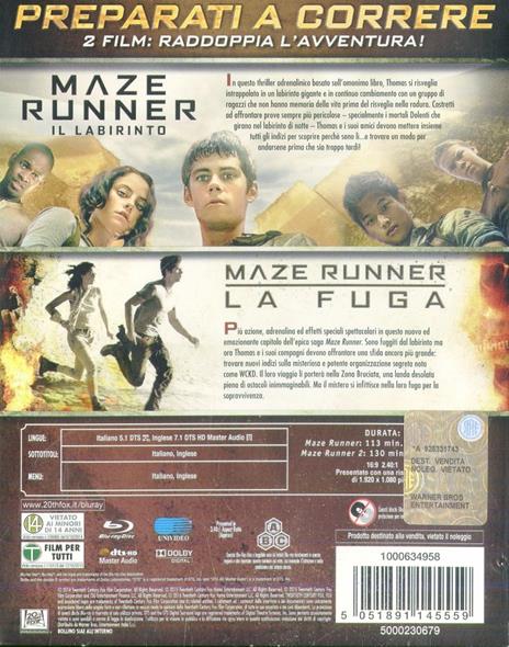 Maze Runner 1-2 (2 Blu-ray) di Wes Ball - 2