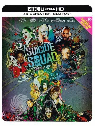 Suicide Squad. Con Steelbook (Blu-ray + Blu-ray 4K Ultra HD) di David Ayer - Blu-ray + Blu-ray Ultra HD 4K