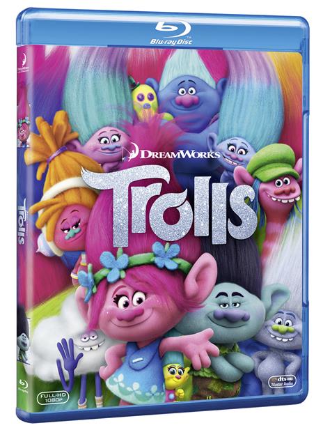 Trolls (Blu-ray) di Mike Mitchell,Walt Dohrn - Blu-ray - 2