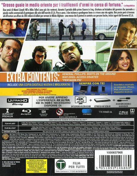 Trafficanti (Blu-ray + Blu-ray 4K Ultra HD) di Todd Phillips - Blu-ray + Blu-ray Ultra HD 4K - 2