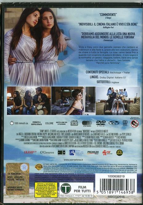 Indivisibili (DVD) di Edoardo De Angelis - DVD - 2