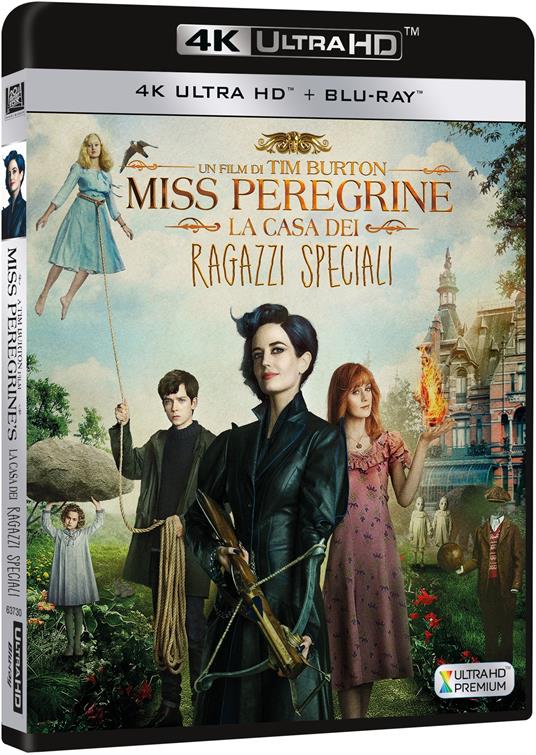 Miss Peregrine. La casa dei ragazzi speciali (Blu-ray + Blu-ray 4K Ultra HD) di Tim Burton - Blu-ray + Blu-ray Ultra HD 4K