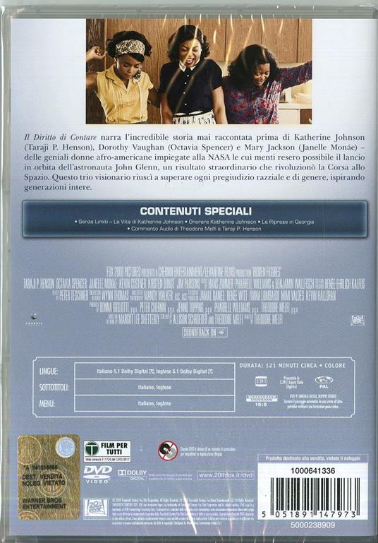 Il diritto di contare (DVD) di Theodore Melfi - DVD - 7