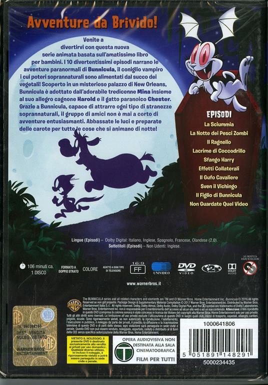 Bunnicula. Stagione 1. Vol. 1 (DVD) - DVD - 2