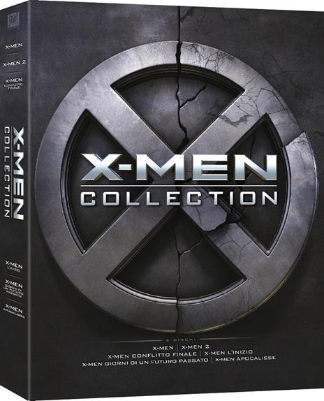 X-Men Complete Collection (6 DVD) di Brett Ratner,Bryan Singer,Matthew Vaughn