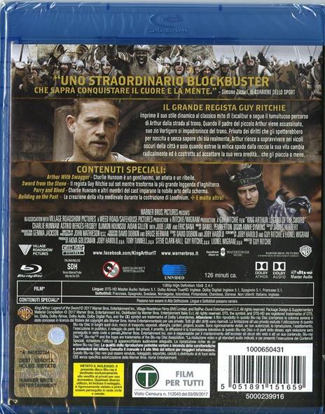 King Arthur. Il potere della spada (Blu-ray) di Guy Ritchie - Blu-ray - 2